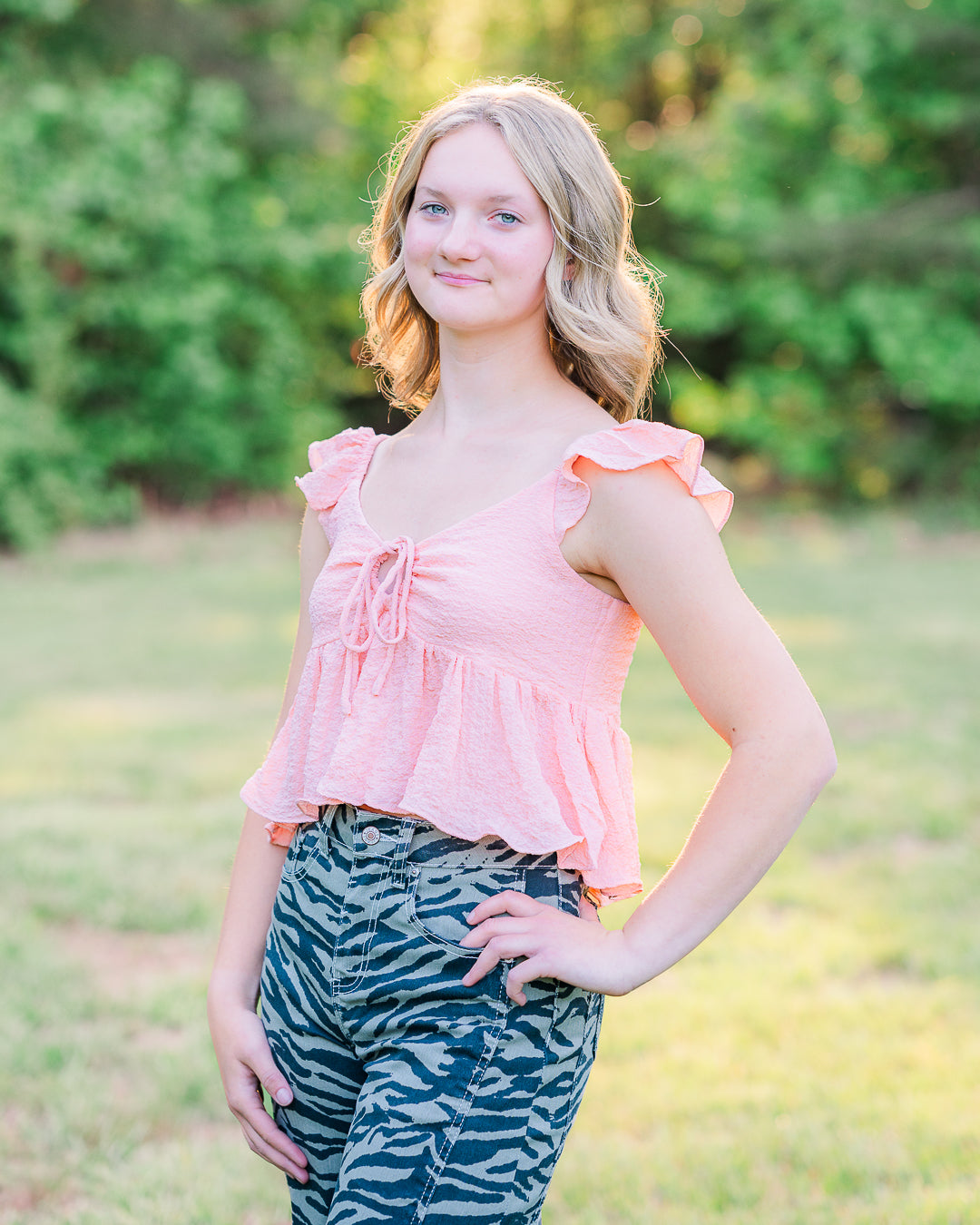 Peach Bellini Top